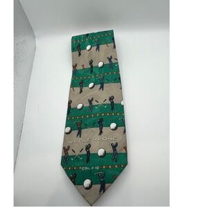 Mens Tie - Appointed Apparel - Golf Print - Whole‎ in One